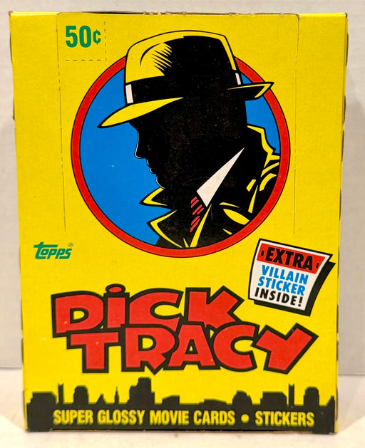 Dick Tracy The Movie Trading Card Box 36 Packs Topps 1990 FULL - TvMovieCards.com