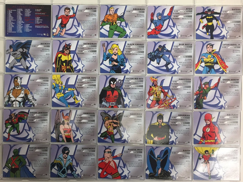 DC Legacy Base Card Set 50 Cards Rittenhouse Archives 2007   - TvMovieCards.com