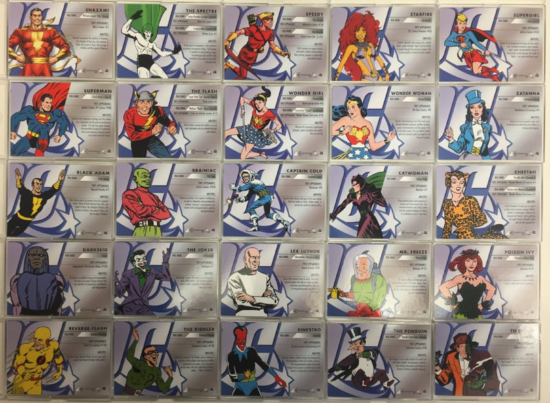 DC Legacy Base Card Set 50 Cards Rittenhouse Archives 2007   - TvMovieCards.com