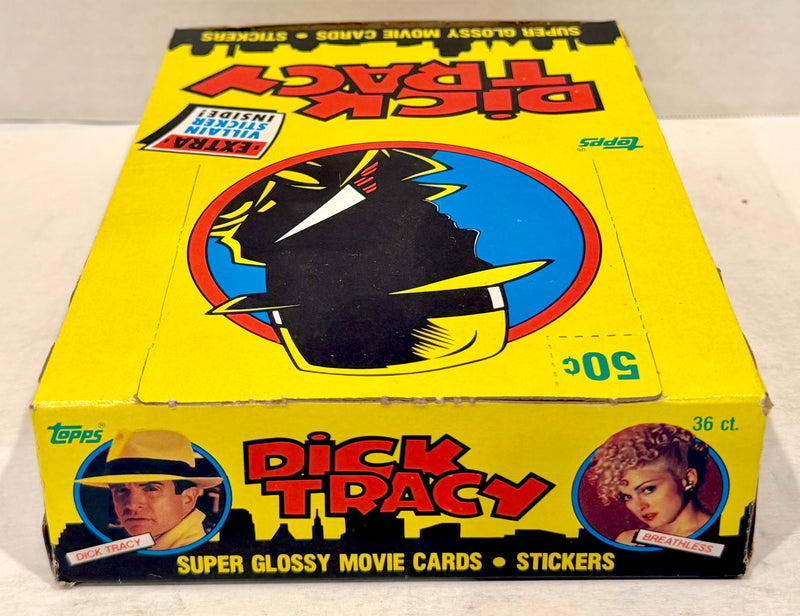 Dick Tracy The Movie Trading Card Box 36 Packs Topps 1990 FULL - TvMovieCards.com
