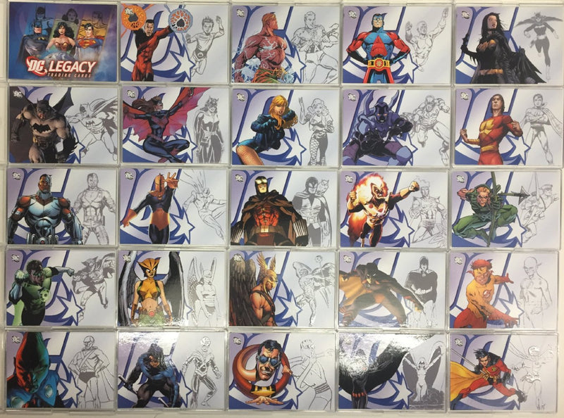 DC Legacy Base Card Set 50 Cards Rittenhouse Archives 2007   - TvMovieCards.com