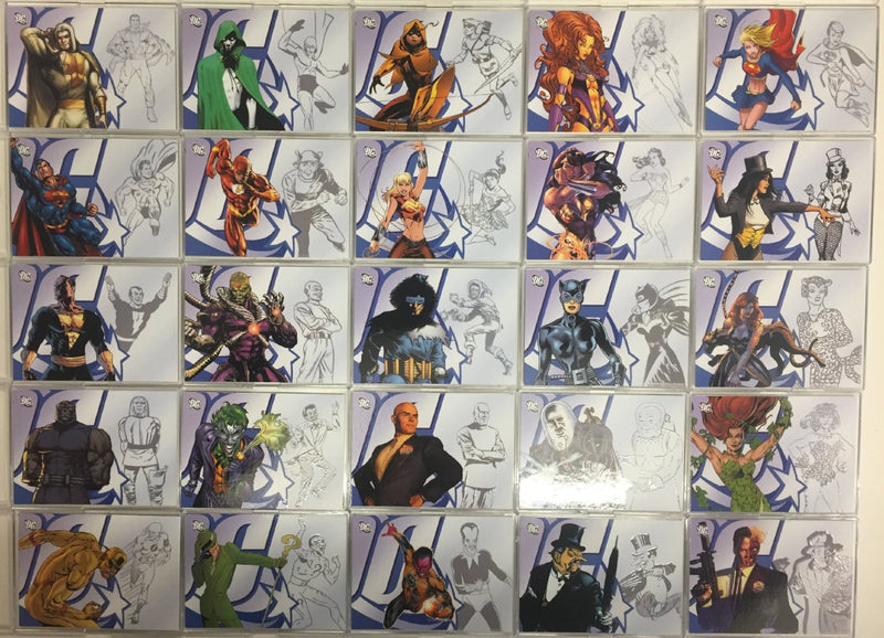 DC Legacy Base Card Set 50 Cards Rittenhouse Archives 2007   - TvMovieCards.com