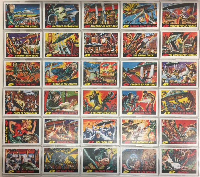 2012 Mars Attacks Mini Master Base + Chase Trading Card Sets 80 Cards Topps   - TvMovieCards.com