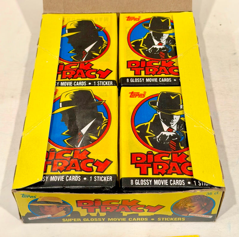 Dick Tracy The Movie Trading Card Box 36 Packs Topps 1990 FULL - TvMovieCards.com