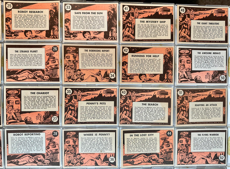 1966 Lost In Space Complete 55 Gum Trading Card Set Topps   - TvMovieCards.com