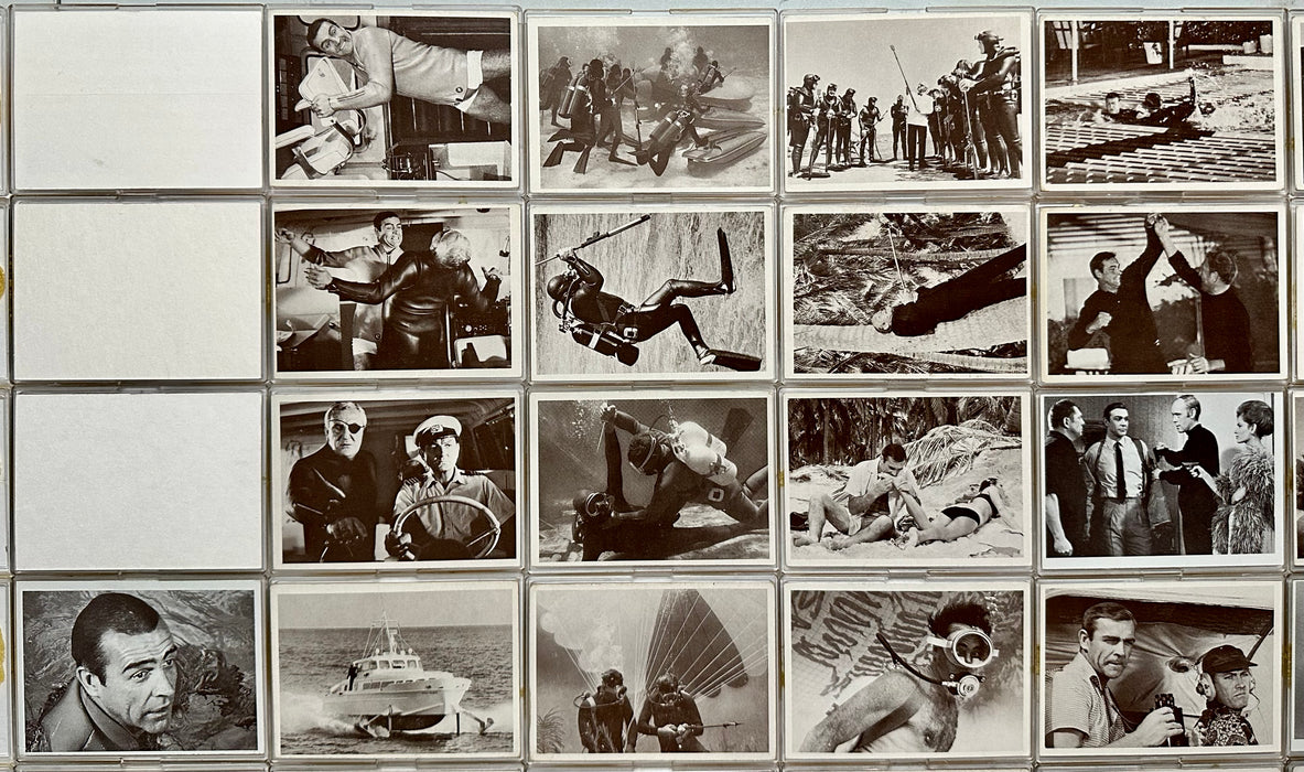 James Bond Thunderball 1966 Vintage Trading Card Set 66 Cards   - TvMovieCards.com