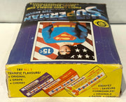 1978 Superman The Movie Vintage FULL 36 Pack Trading Card Box O Pee Chee - TvMovieCards.com