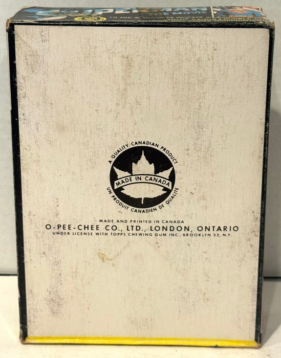 1978 Superman The Movie Vintage FULL 36 Pack Trading Card Box O Pee Chee