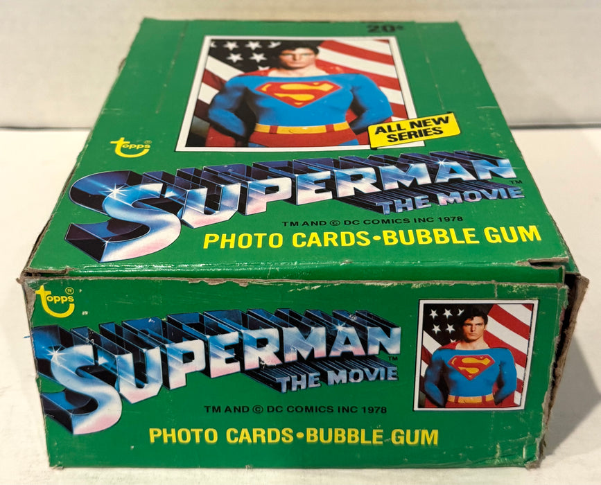 1978 Superman The Movie Series 2 Vintage FULL 36 Pack Trading Card Box Topps