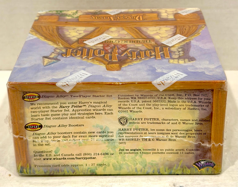Harry Potter TCG WOTC Diagon Alley Sealed 36 Pack Booster Box TvMovieCards.com Harry Potter TCG WOTC Diagon Alley Sealed 36 Pack Booster Box TvMovieCards.com