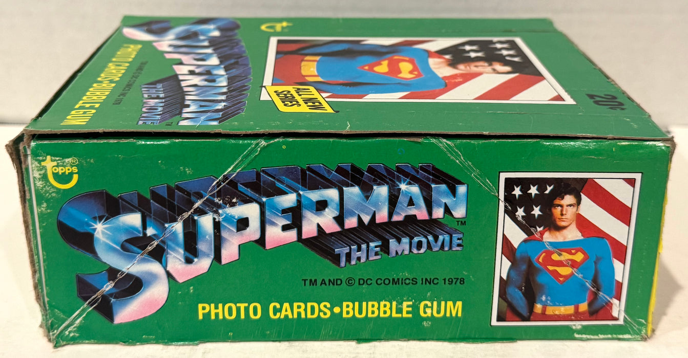 1978 Superman The Movie Series 2 Vintage FULL 36 Pack Trading Card Box Topps