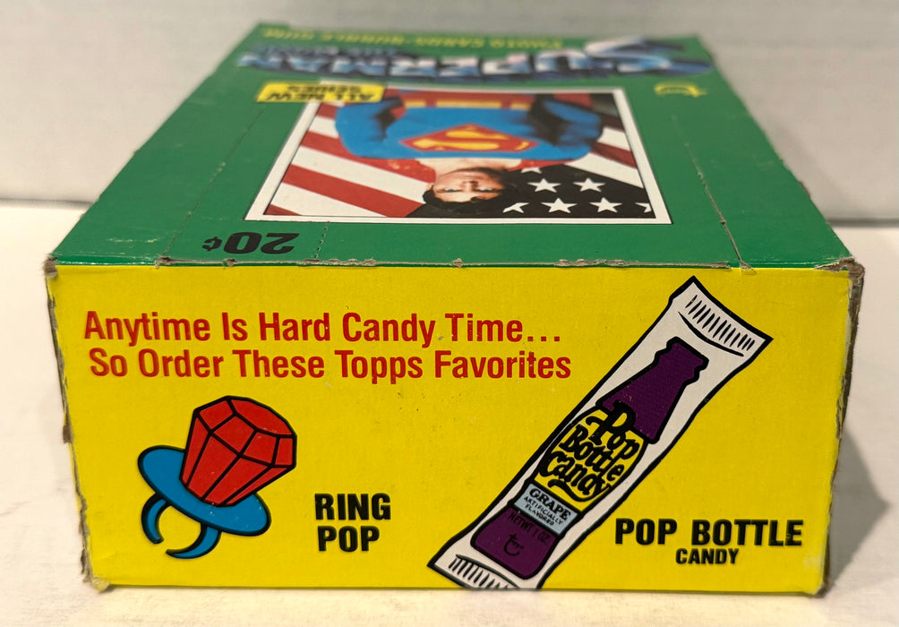 1978 Superman The Movie Series 2 Vintage FULL 36 Pack Trading Card Box Topps