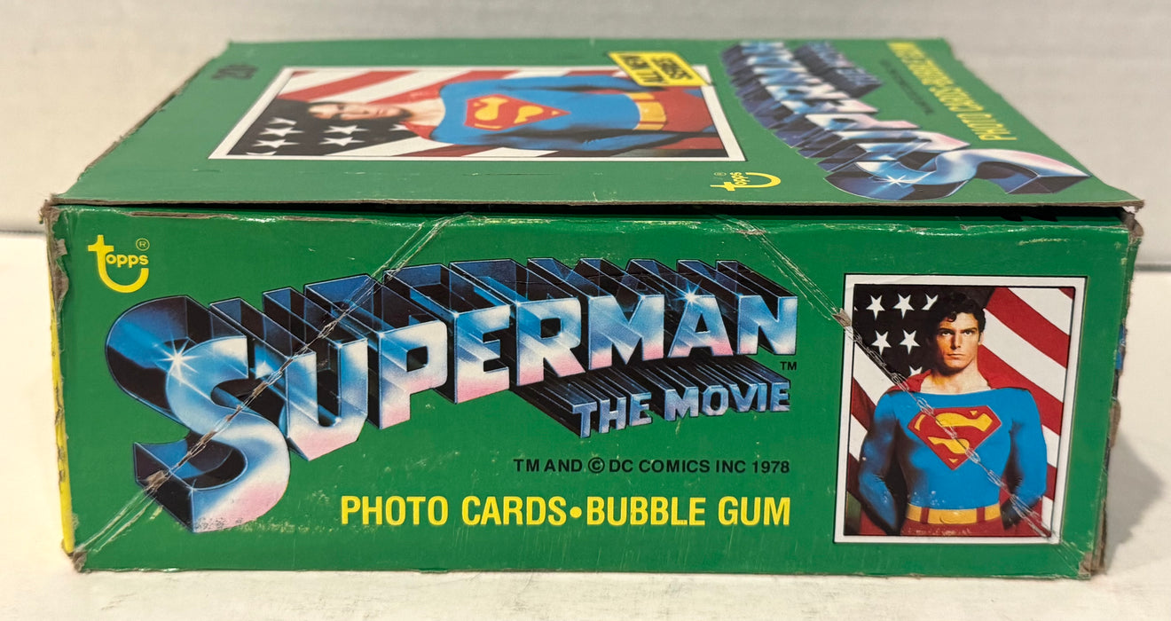 1978 Superman The Movie Series 2 Vintage FULL 36 Pack Trading Card Box Topps