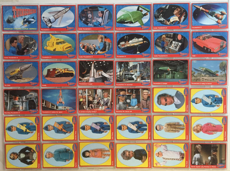 Thunderbirds Premium Series One Base Card Set 72 Cards Cards Inc.2001 - TvMovieCards.com