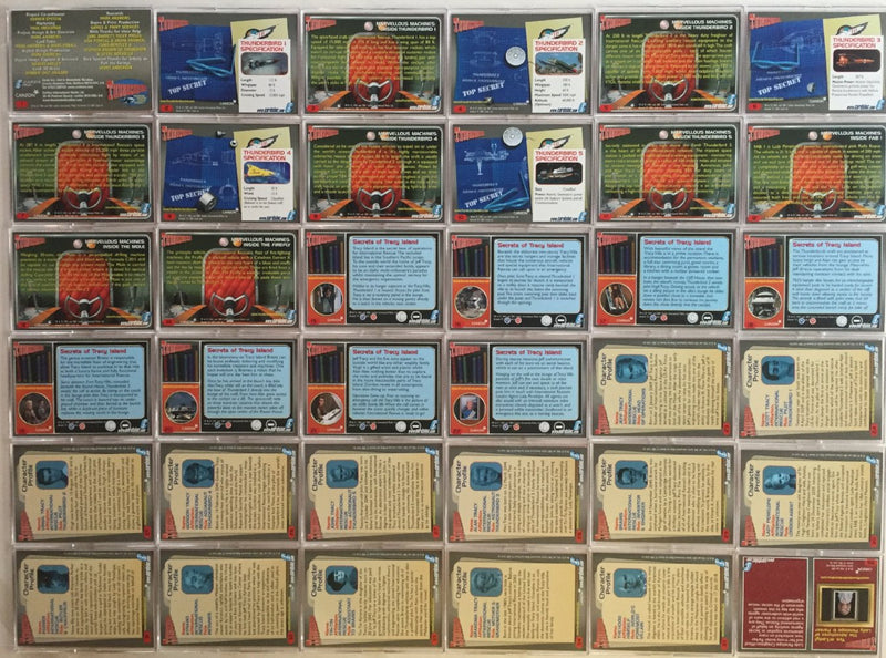 Thunderbirds Premium Series One Base Card Set 72 Cards Cards Inc.2001 - TvMovieCards.com