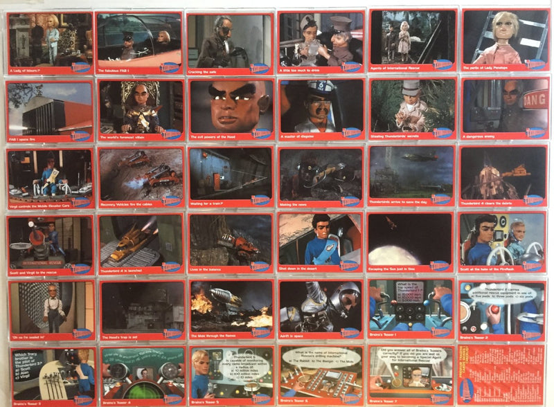 Thunderbirds Premium Series One Base Card Set 72 Cards Cards Inc.2001 - TvMovieCards.com