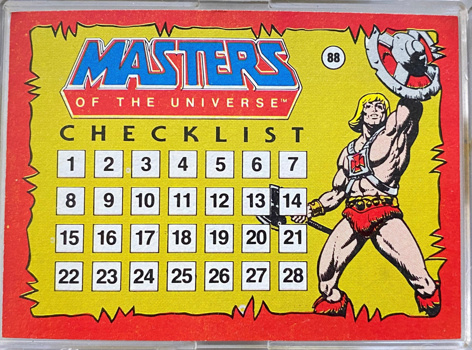 Masters of the Universe 1984 Vintage Trading Card Set 88 Cards Topps   - TvMovieCards.com