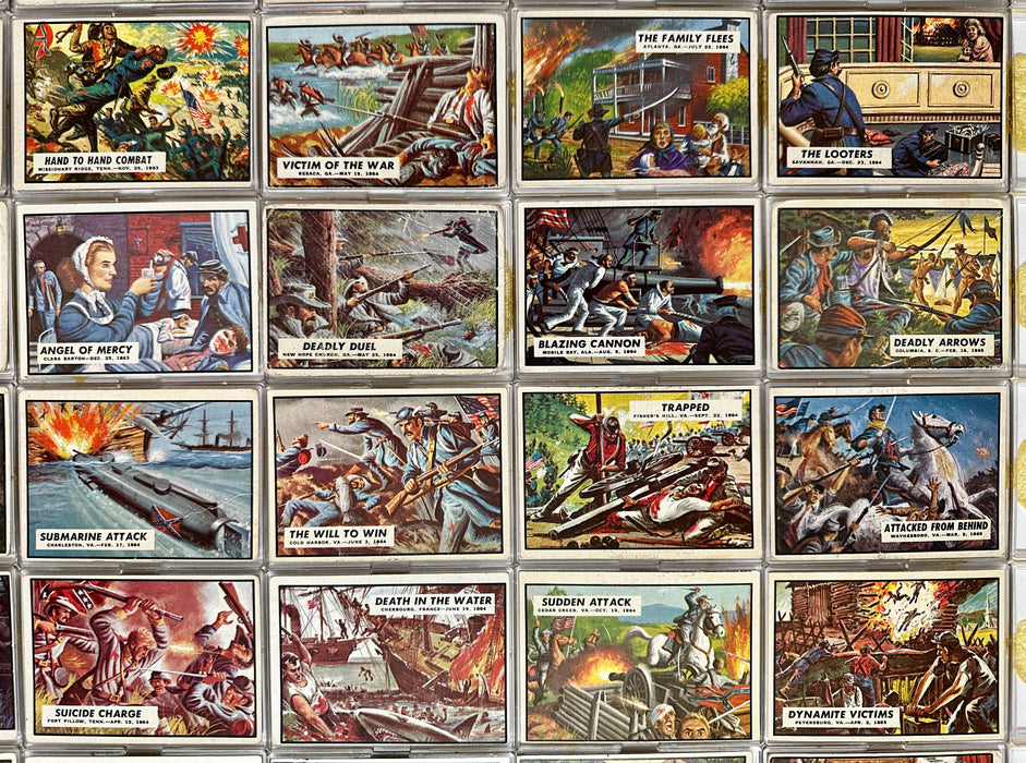 1962 Civil War News Vintage Trading Card Complete 88 Card Set Topps VG   - TvMovieCards.com