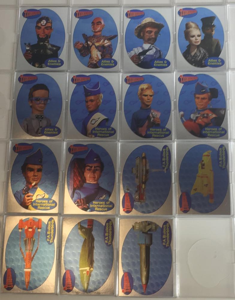 Thunderbirds Premium Thunderbirds are Go Foil Chase Card Set F1 - F15 Cards Inc. - TvMovieCards.com