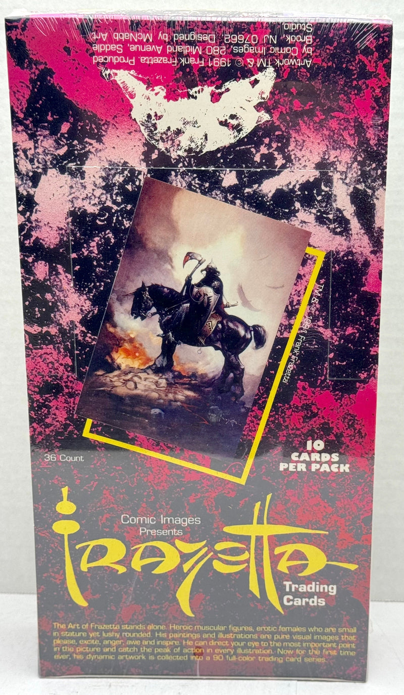 Frazetta Fantasy Art Series 1 Trading Card Box 36 Packs Comic Images 1991   - TvMovieCards.com