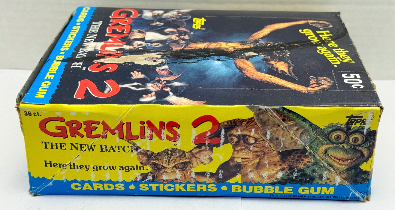 1990 Topps Gremlins 2 Movie Vintage FULL 36 Pack Trading Card Wax Box   - TvMovieCards.com