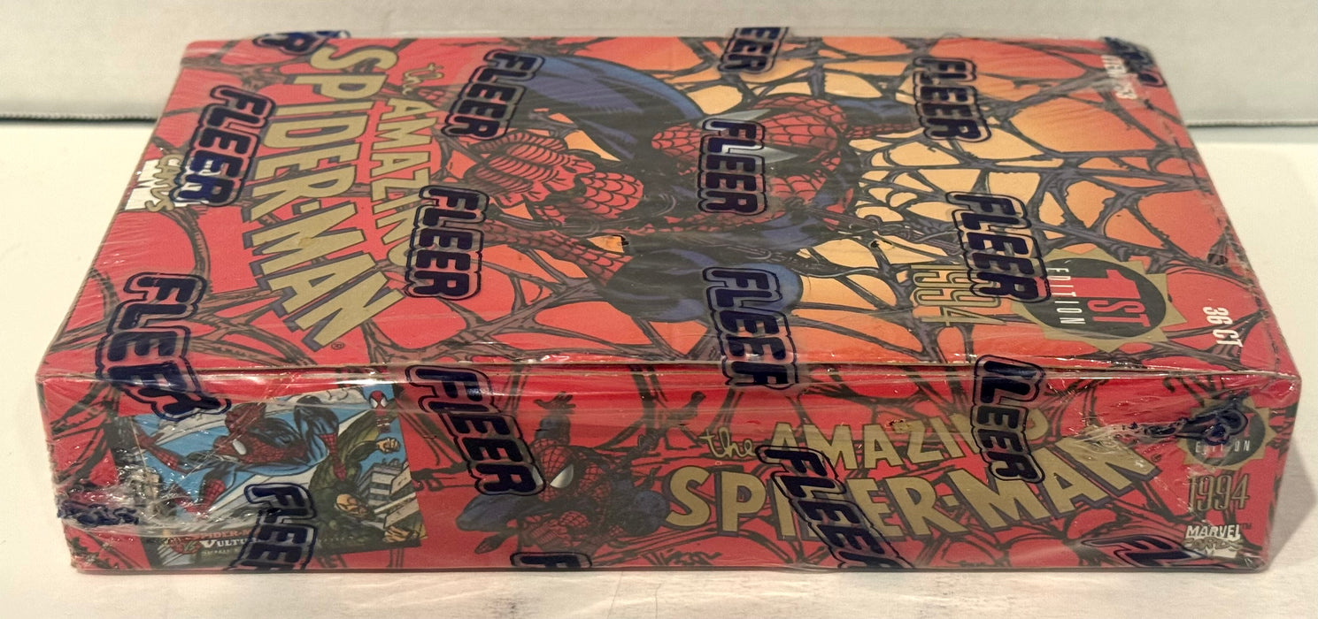1994 Fleer The Amazing Spider-Man 1st Edition Card Box 36 Packs Factory Sealed