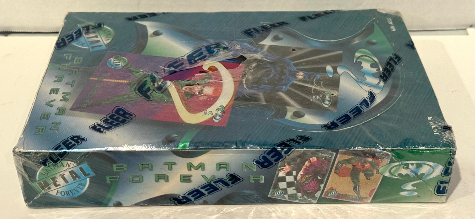 Batman Forever Metal Hobby Trading Card Box 36 Packs Fleer 1995