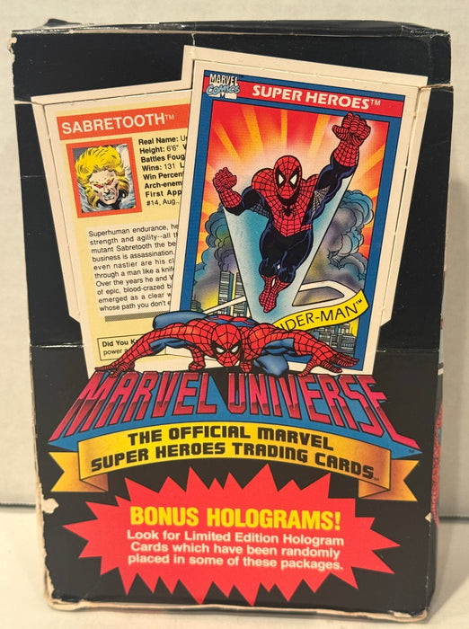 Marvel Universe Series I Super Heroes Trading Card Box 36 Packs Impel 1990