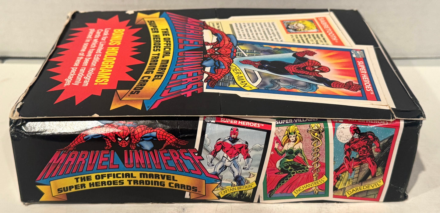 Marvel Universe Series I Super Heroes Trading Card Box 36 Packs Impel 1990