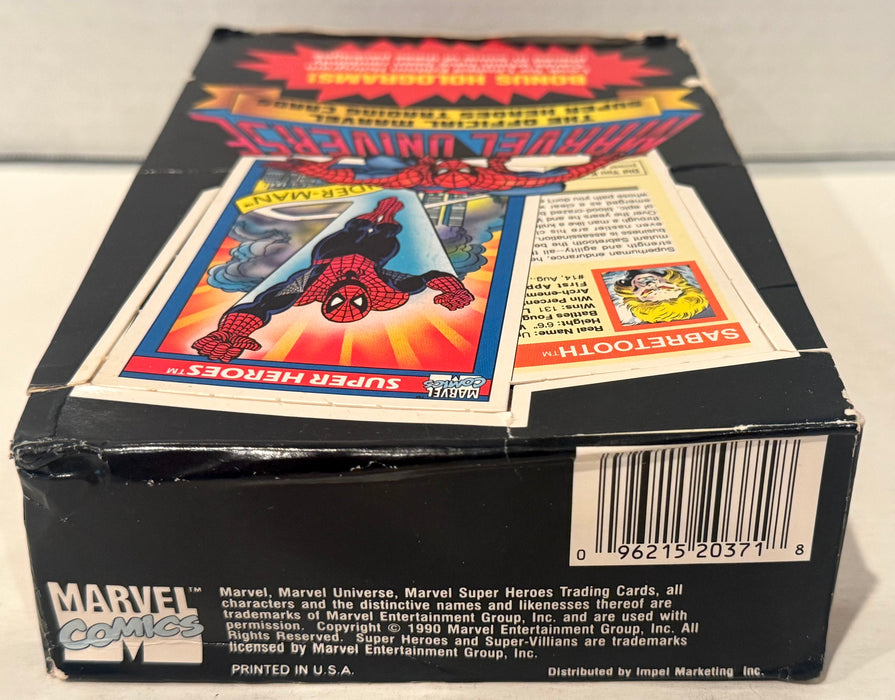 Marvel Universe Series I Super Heroes Trading Card Box 36 Packs Impel 1990