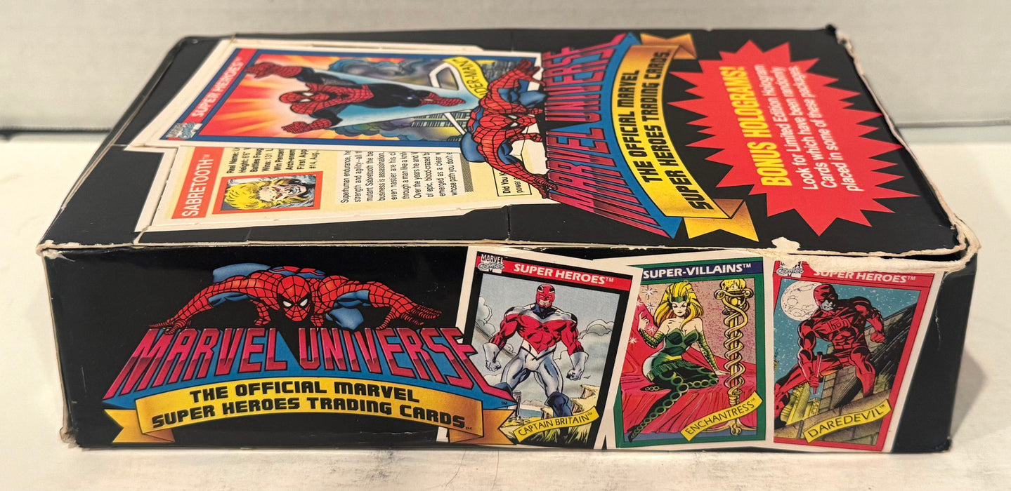 Marvel Universe Series I Super Heroes Trading Card Box 36 Packs Impel 1990