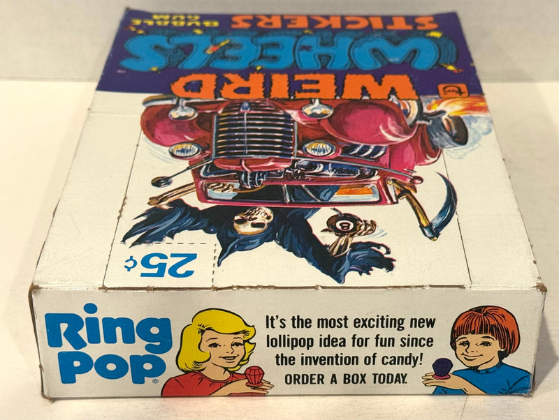 1980 Topps Weird Wheels Stickers Vintage FULL 36 Pack Trading Card Box - TvMovieCards.com