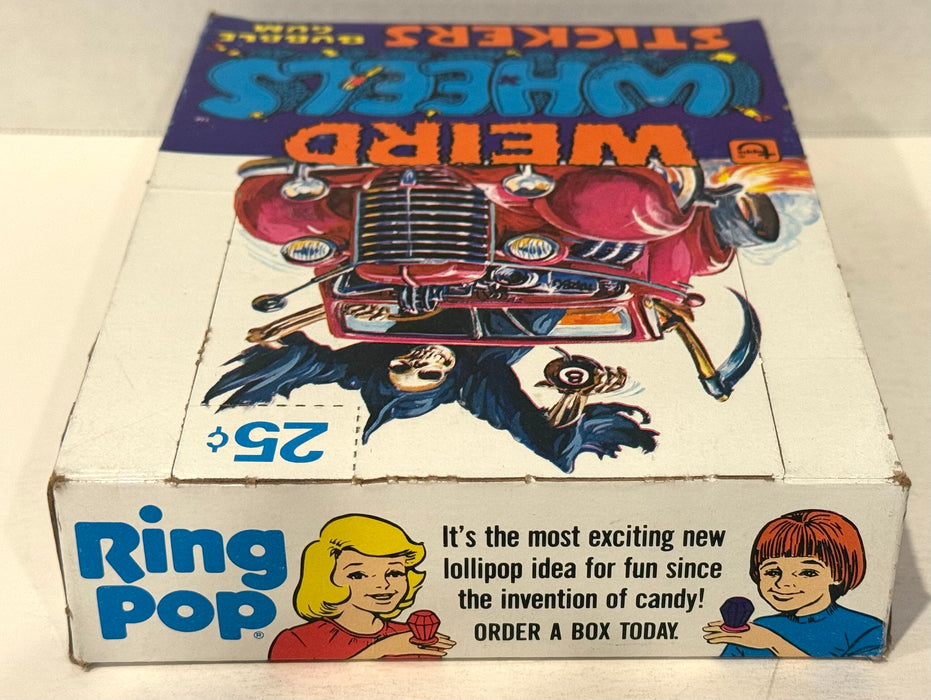 1980 Topps Weird Wheels Stickers Vintage FULL 36 Pack Trading Card Box