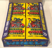 1980 Topps Weird Wheels Stickers Vintage FULL 36 Pack Trading Card Box - TvMovieCards.com