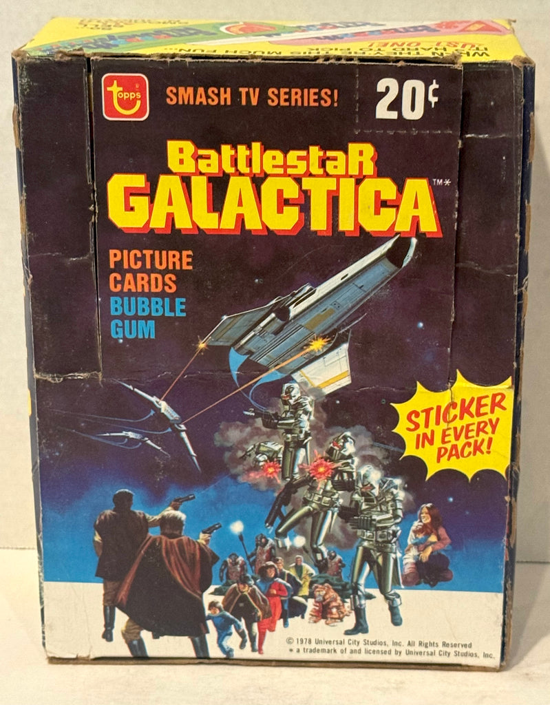 1978 Battlestar Galactica Vintage FULL 36 Pack Trading Card Box