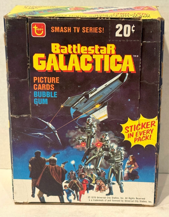1978 Battlestar Galactica Vintage FULL 36 Pack Trading Card Box Topps