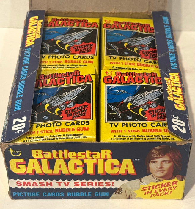 1978 Battlestar Galactica Vintage FULL 36 Pack Trading Card Box Topps