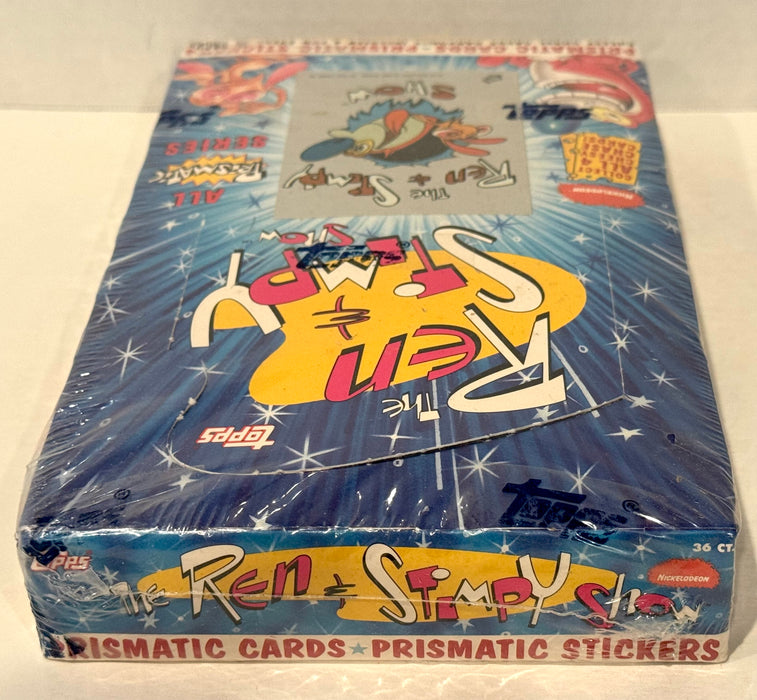 1993 Ren & Stimpy Show All Prism Trading Card Box 36 Packs Topps Factory Sealed