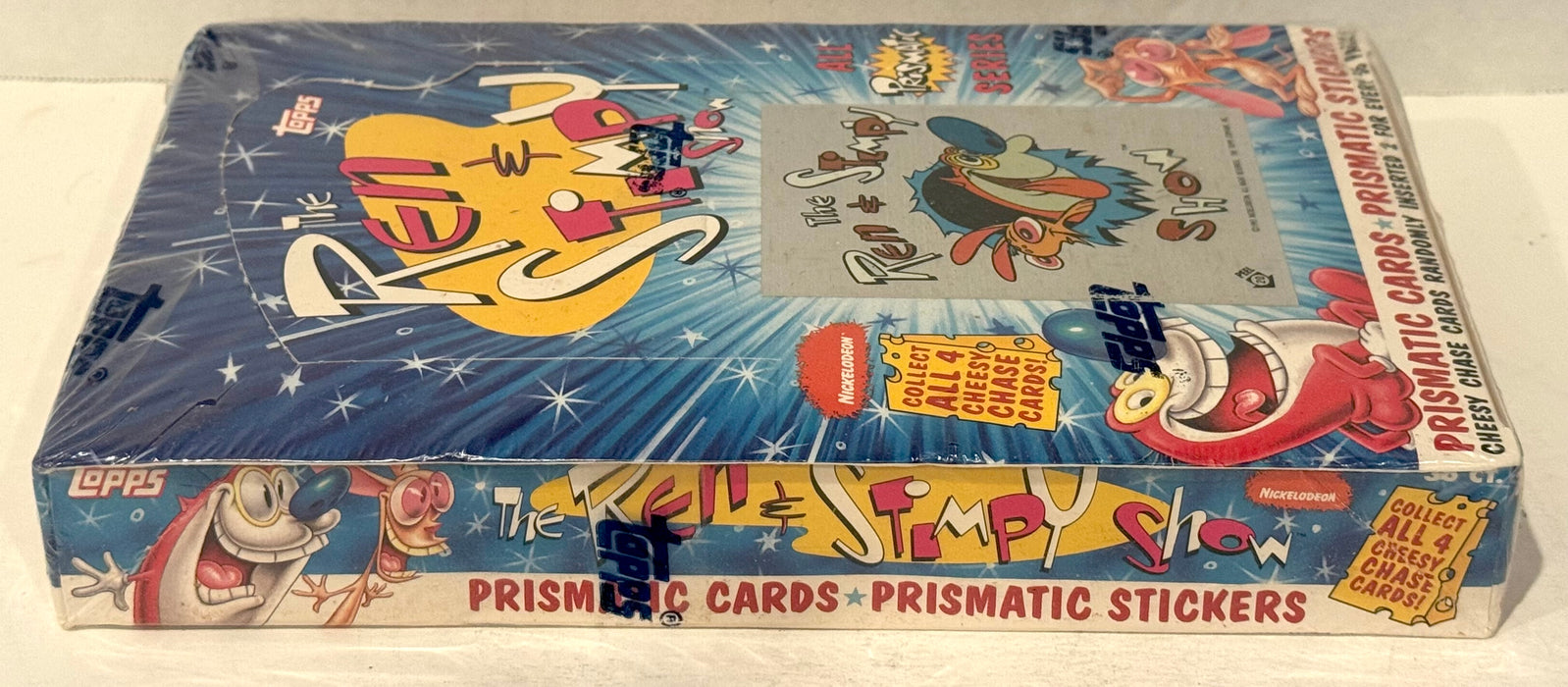 1993 Ren & Stimpy Show All Prism Trading Card Box 36 Packs Topps Factory Sealed