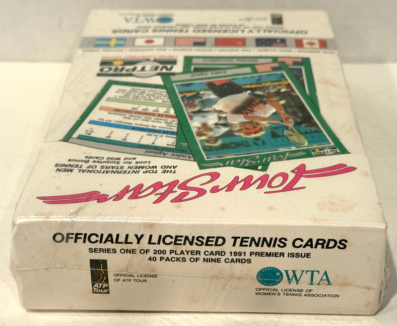 1992 Tour Star Mens & Womens Tennis Stars Trading Card Box 40 Packs Pro Tennis - TvMovieCards.com