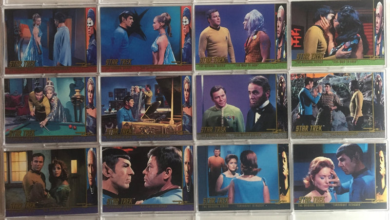 Star Trek The Original Series 3 TOS Character Log Chase Card Set 48 Cards   - TvMovieCards.com