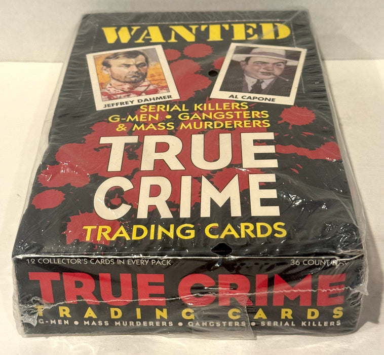1992 True Crime Series I Trading Card Box 36 Packs Eclipse Factory Sealed