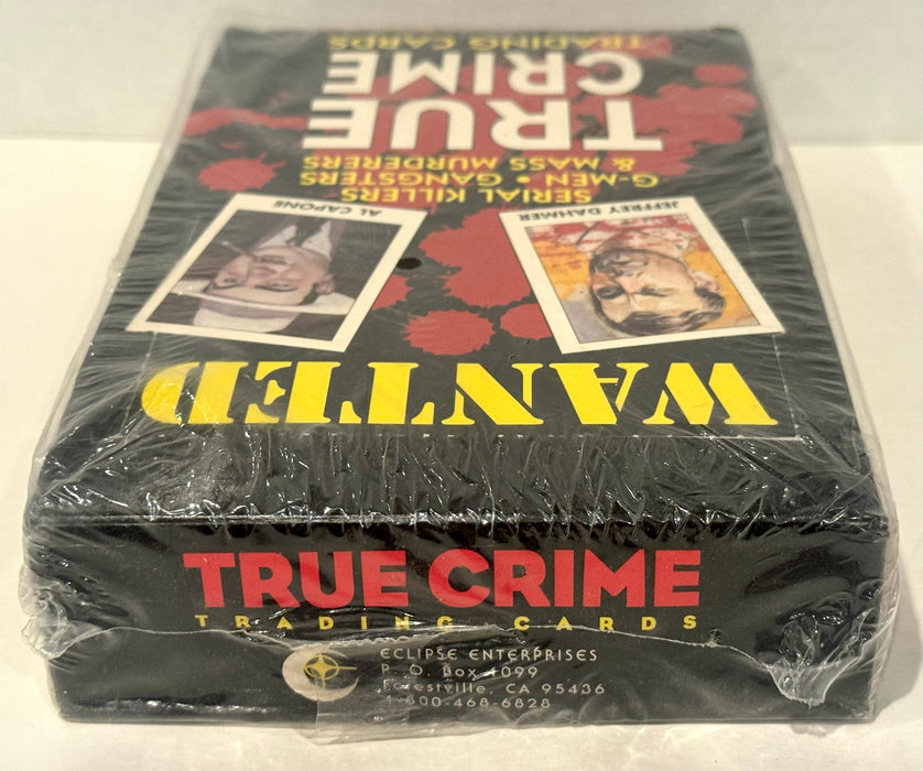 1992 True Crime Series I Trading Card Box 36 Packs Eclipse Factory Sealed