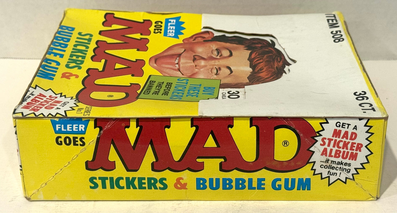 1983 Fleer MAD Magazine Stickers Vintage Wax Trading Card Box Full 36 Packs