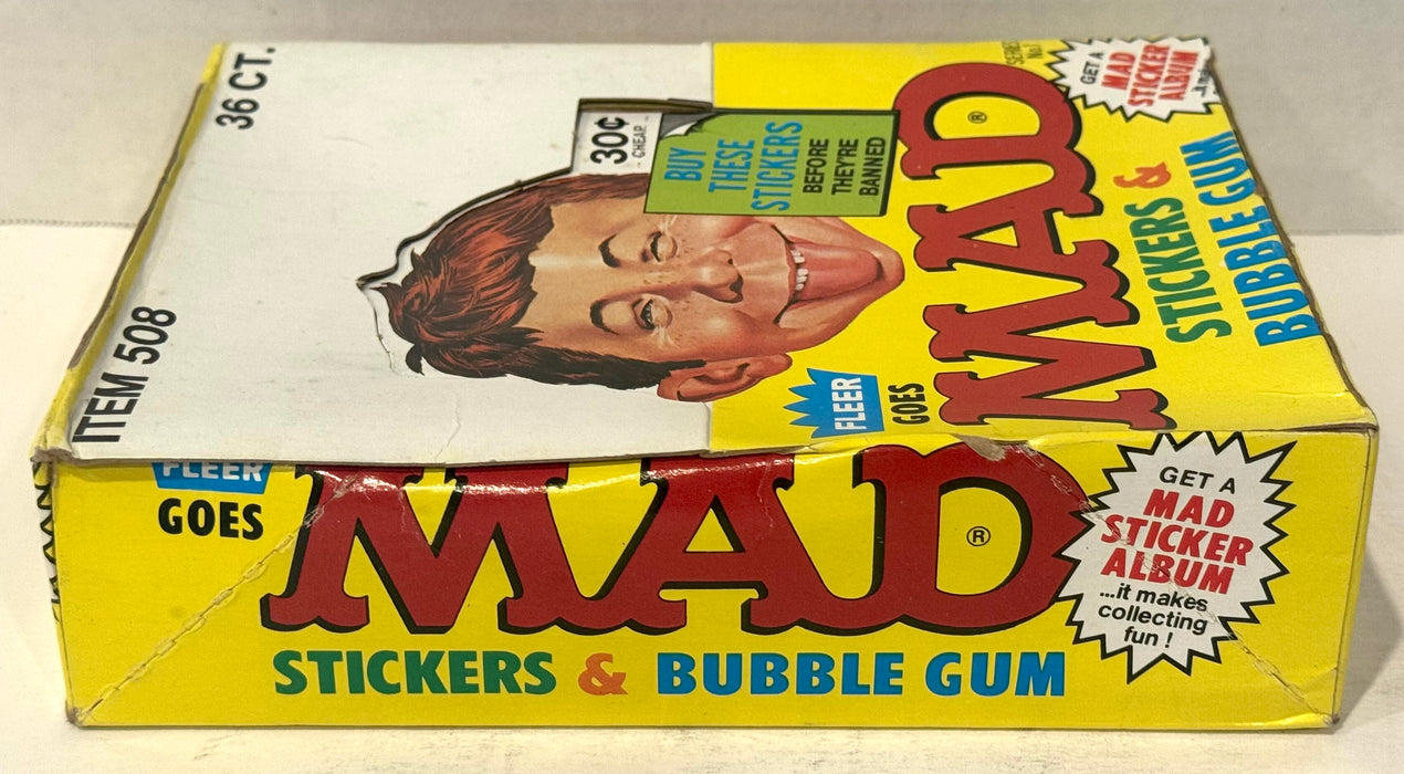 1983 Fleer MAD Magazine Stickers Vintage Wax Trading Card Box Full 36 Packs