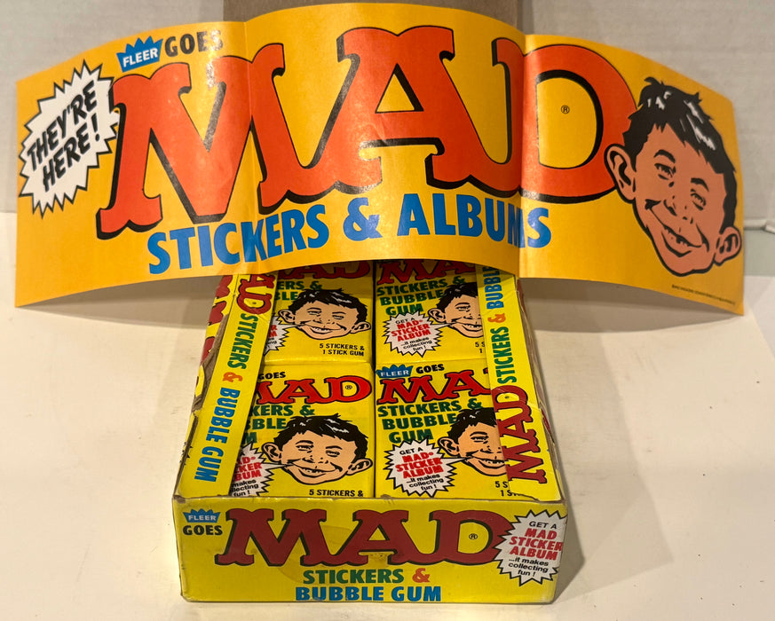 1983 Fleer MAD Magazine Stickers Vintage Wax Trading Card Box Full 36 Packs