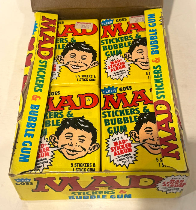 1983 Fleer MAD Magazine Stickers Vintage Wax Trading Card Box Full 36 Packs