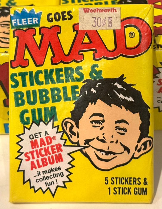 1983 Fleer MAD Magazine Stickers Vintage Wax Trading Card Box Full 36 Packs