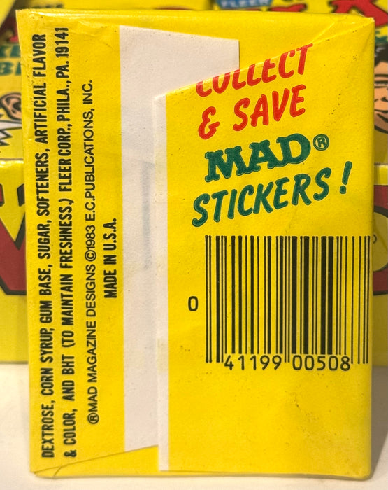 1983 Fleer MAD Magazine Stickers Vintage Wax Trading Card Box Full 36 Packs