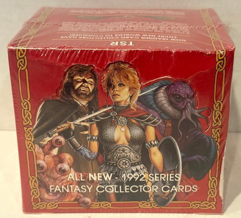1992 Advanced Dungeons & Dragons 2nd Edition Fantasy Trading Card Box TSR - TvMovieCards.com